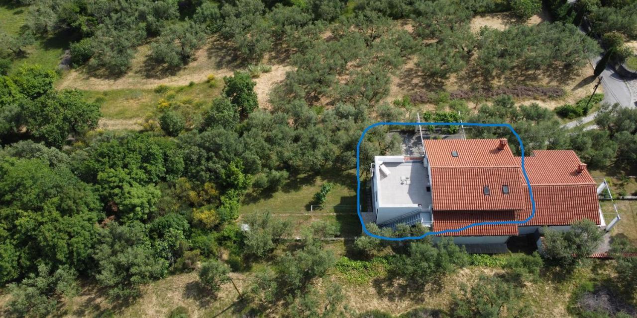Апартаменты House Among Olive Trees With A Sea View 1 Анкаран Экстерьер фото